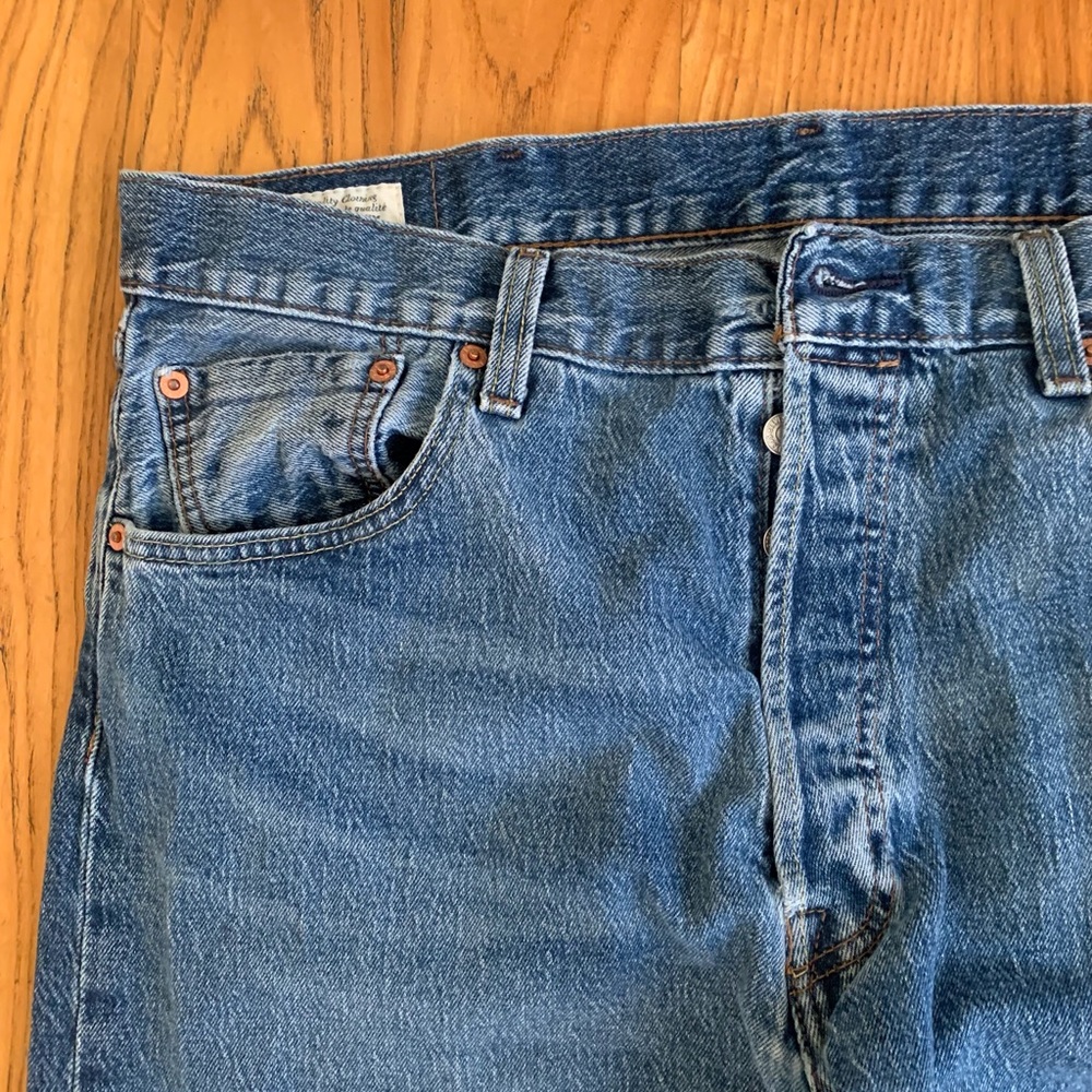 Levi’s 501 big E button fly jeans. 38x32.